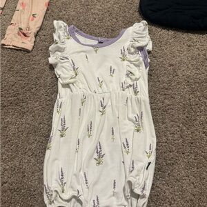 Kyte Baby Floral Ruffle Baby Romper